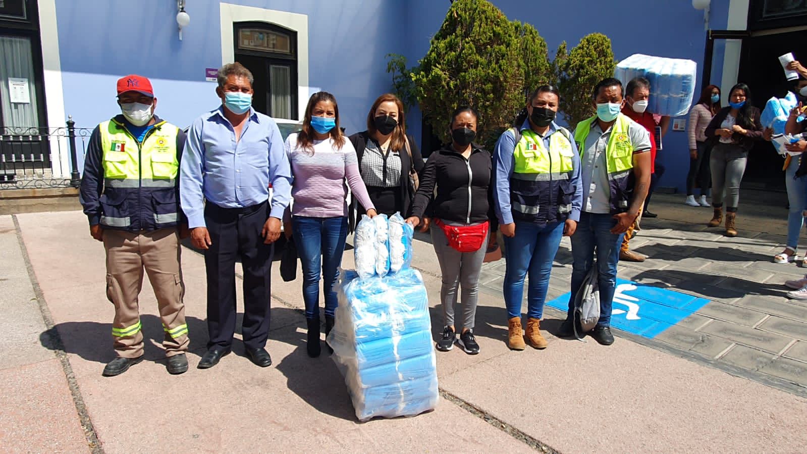 Recibe capacitación personal de Protección Civil de Tzompantepec